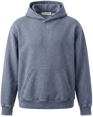 Our Legacy Slate Sweatshirt Cotton - Blue