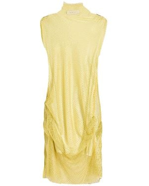 Sportmax Mini Dress Polyester, Elastane - Yellow