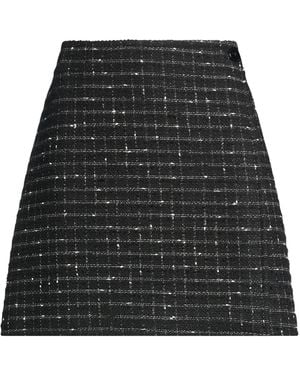 MSGM Mini Skirt Polyester, Viscose, Cotton, Acrylic, Wool - Black
