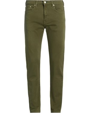 Paul Smith Trousers Organic Cotton, Elastane - Green