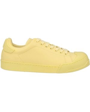 Marni Pastel Trainers Leather - Yellow