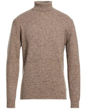 Messagerie Light Turtleneck Wool, Recycled Polyamide, Silk - Brown