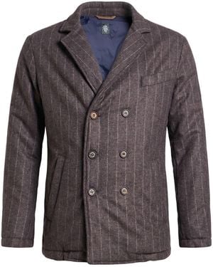 Eleventy Blazer Wool, Polyamide, Elastane - Blue