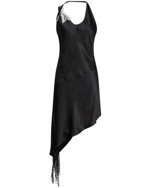 Courreges Midi Dress Viscose, Elastane - Black