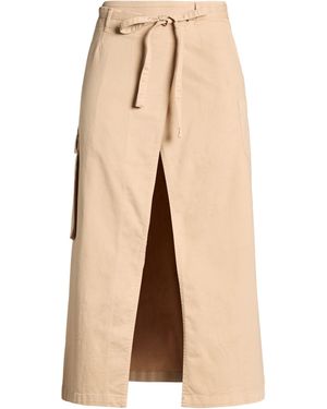 Ottod'Ame Midi Skirts - Natural