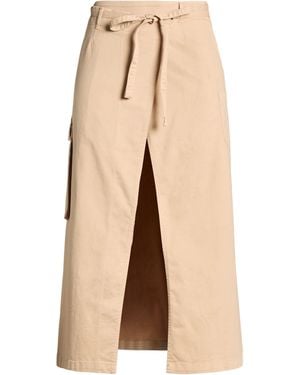 Ottod'Ame Midi Skirts - Natural
