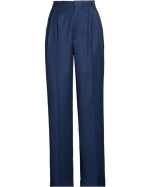 Forte Trousers Polyester, Viscose, Elastane - Blue