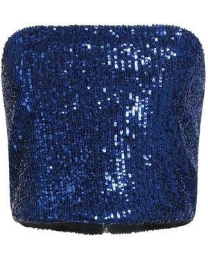 Hanita Top Polyester, Elastane, Viscose, Nylon - Blue