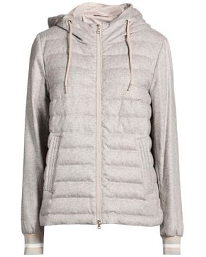 Herno Plumífero Y Acolchado - Gris