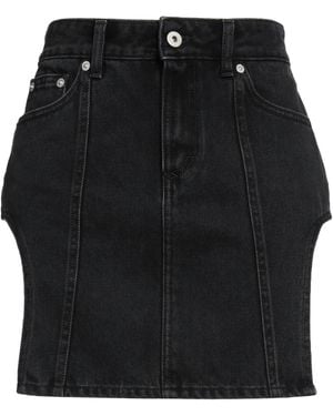 Heron Preston Denim Skirt - Black