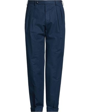 Incotex Midnight Trousers Cotton, Elastane - Blue