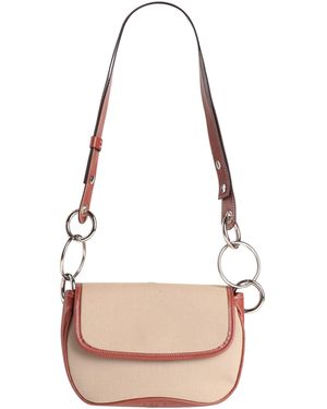I eo f Sand Shoulder Bag Soft Leather - Natural