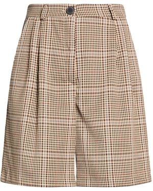 Haveone Shorts & Bermuda Shorts Polyester, Viscose, Elastane - Natural