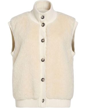 Barba Napoli Cardigan Virgin Wool, Viscose, Cashmere - Natural