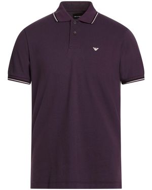 Emporio Armani Polo Shirts - Purple
