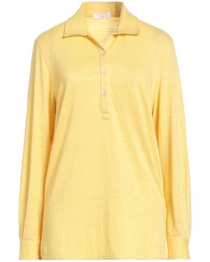 Fedeli Polo Shirt Linen, Elastane - Yellow