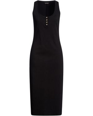 Anine Bing Midi Dress Cotton, Elastane - Black
