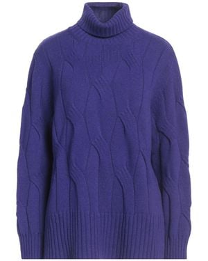 Kangra Rollkragenpullover - Blau