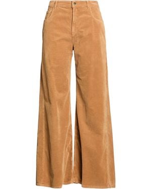 Kaos Camel Trousers Cotton, Lyocell, Elastane - Brown