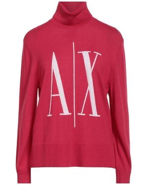 ARMANI EXCHANGE Rollkragenpullover - Rot