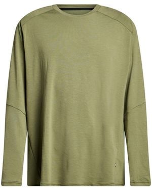 On Shoes T-Shirt Cott, Polyester, Elastane - Green