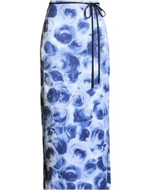 Ottod'Ame Caring Maxi Skirt Viscose - Blue