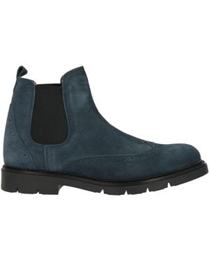 Calpierre Slate Ankle Boots Leather - Blue