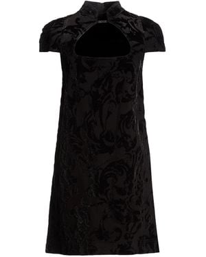 Versace Jeans Couture Mini Dress Cotton, Elastane - Black