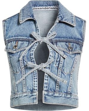 Alexander Wang Jeansjacke/-Mantel - Blau