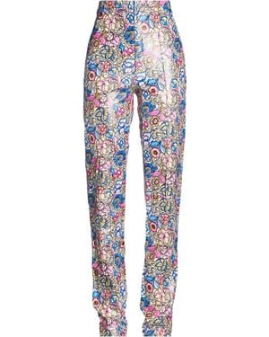 Isabel Marant Lilac Trousers Lambskin - Blue