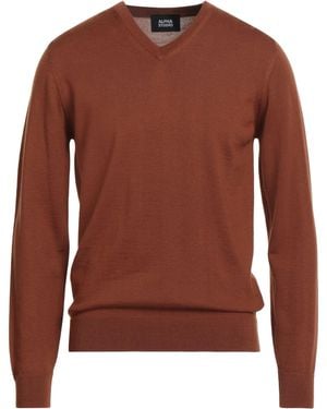 Alpha Studio Jumper - Brown