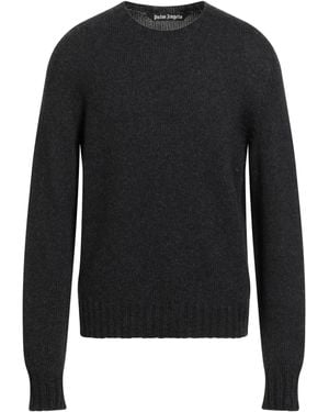 Palm Angels Sweater Merino Wool, Viscose, Polyamide, Cashmere, Acrylic - Black