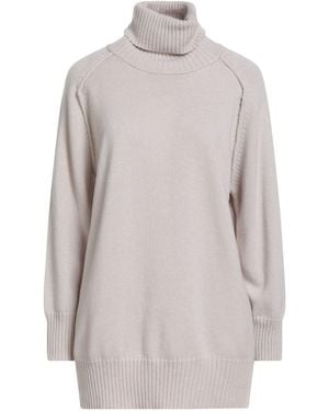 Isabel Benenato Turtleneck Cashmere - Gray