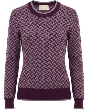 Drumohr Sweater Cashmere - Purple
