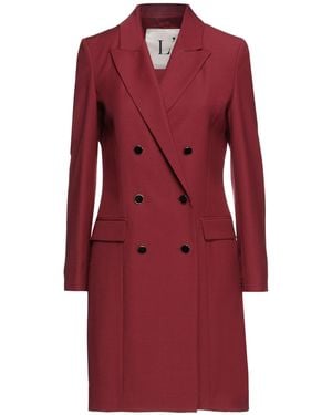 L'Autre Chose Overcoat & Trench Coat - Red