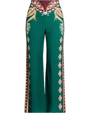 Etro Pants Silk - Green