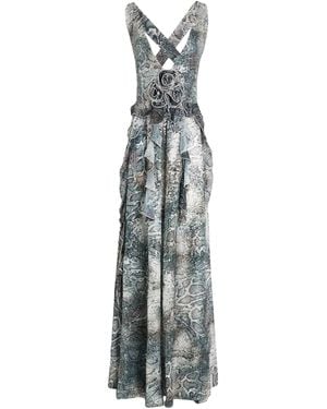 Babylon Maxi Dress Polyester - White