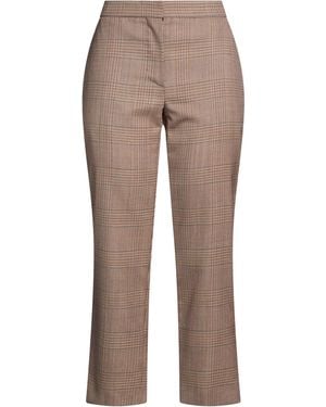 McQueen Camel Pants Wool - Natural
