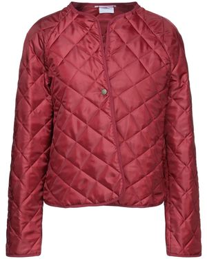 .., merci italia Burgundy Jacket Polyester - Red