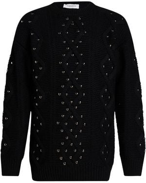 Laneus Jumper Wool, Recycled Polyamide - Black
