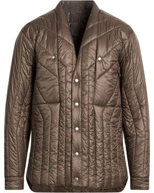 Rick Owens Taupe Puffer Polyamide - Brown