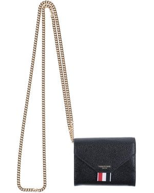 Thom Browne Wallet Soft Leather - White