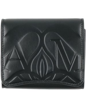 McQueen Wallet Leather - Black