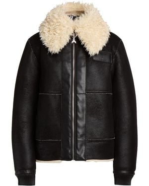 Patrizia Pepe Shearling & Teddy - Black