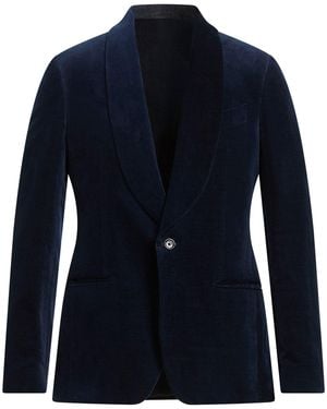 Lardini Blazer Cotton, Linen - Blue