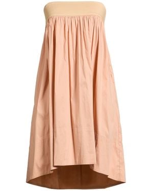 Semicouture Midi Dress Cotton, Polyamide, Elastane - Pink