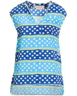 Marni Top Silk - Blue