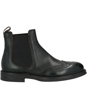 Fabi Dark Ankle Boots Calfskin - Black