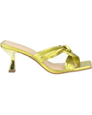 Miss Unique Sandals - Yellow