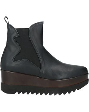 Lorenzo Mari Ankle Boots Textile Fibers - Black